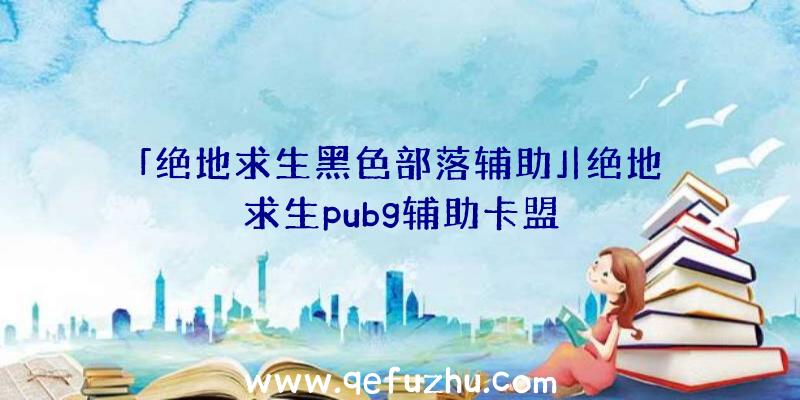 「绝地求生黑色部落辅助」|绝地求生pubg辅助卡盟